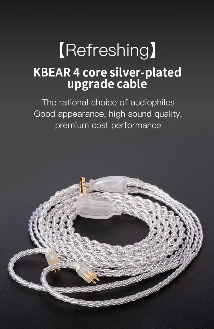 Amazon.com: KZ ZST 0.75mm 2 pin Upgrade Silver Plate Replacement